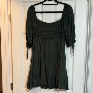 Dark Green Dress